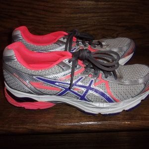 Womens Asics Gel-Flux 3 Pink/Purple Running Shoes